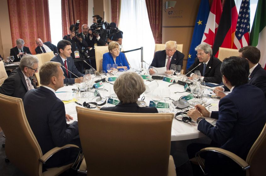 Effetto Trump per un G7 mezzo pieno e mezzo vuoto