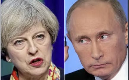 Guerra aperta e odio mortale fra le intelligence di Mosca e Londra Theresa May e Wladimir Putin