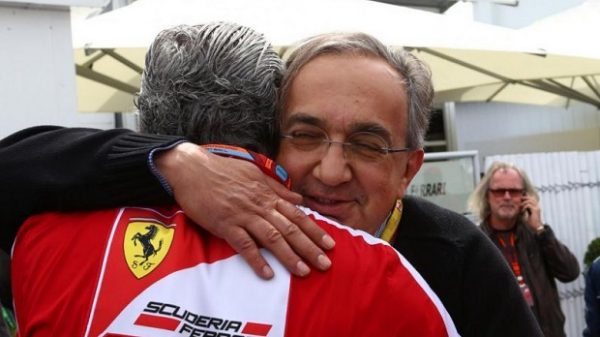 Ferrari solo contorno al Gulasch ungherese della Mercedes
