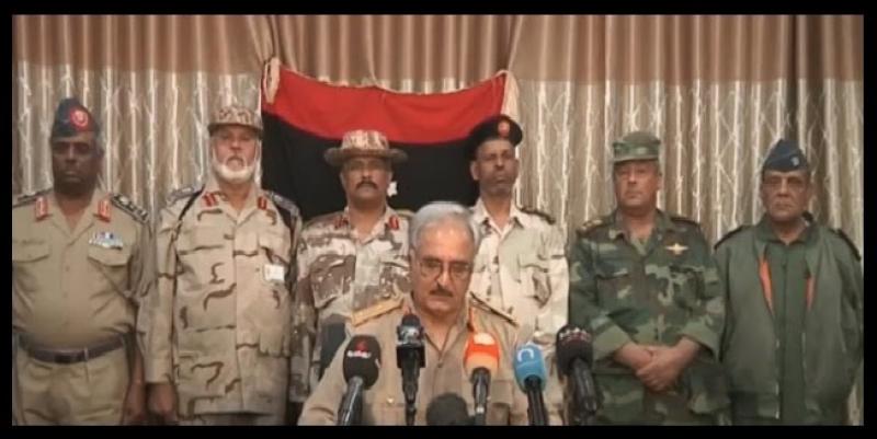 Libia Haftar leader militare punta al riconoscimento internazionale
