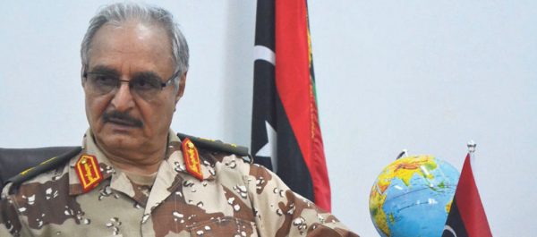 Libia Haftar leader militare punta al riconoscimento internazionale