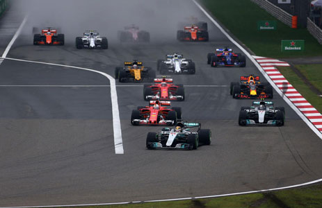 Hamilton come la Juve Shangai amara per le Ferrari
