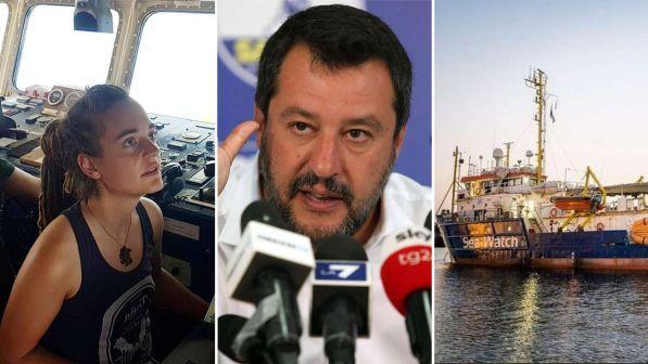 Carola Racket arrestata per l'arrembaggio a Lampedusa