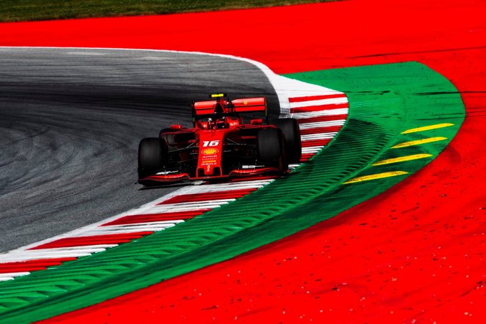 Ferrari un giorno da leoni con LeClerc al GP d'Austria
