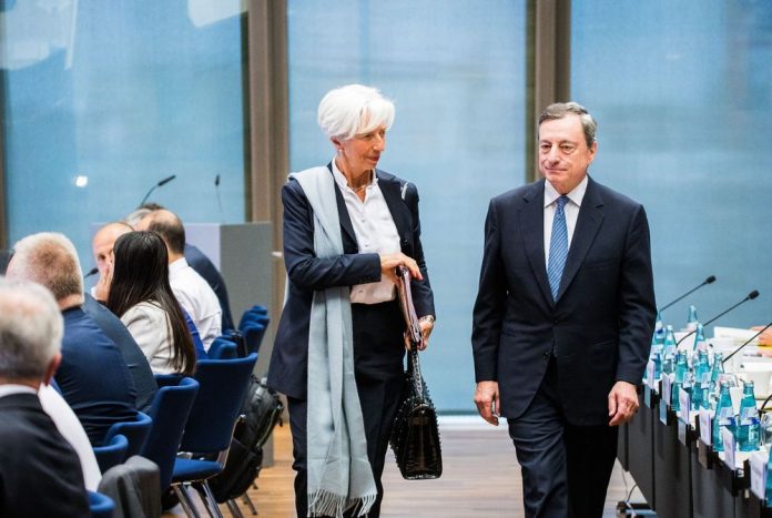 Der Leyen Lagard Draghi per Europa Bce e Fmi