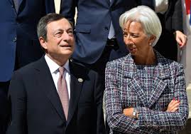 Der Leyen Lagard Draghi per Europa Bce e Fm