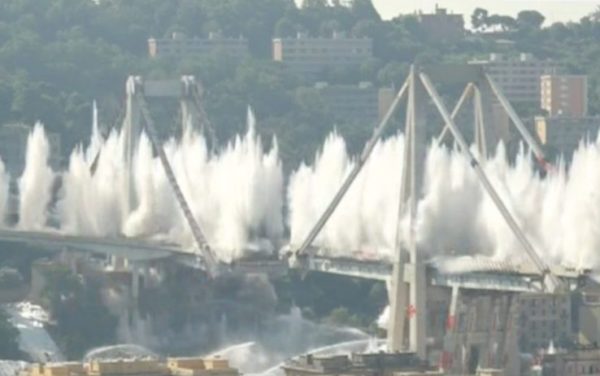 Morandi di speranza metafora dell'Italia dei disastri