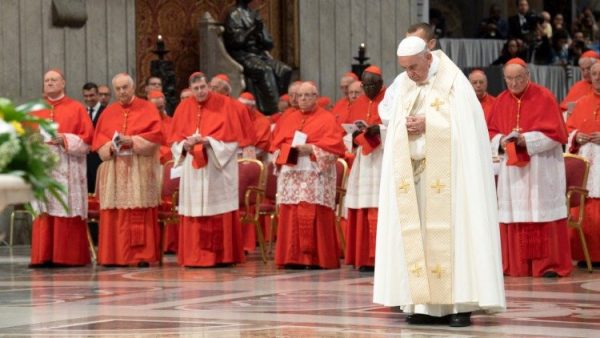 Papa Francesco incardina l'elezione del suo successore