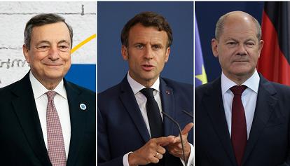 L'Europa di Draghi Macron e Scholz si mobilita a difesa dell'Ucraina 