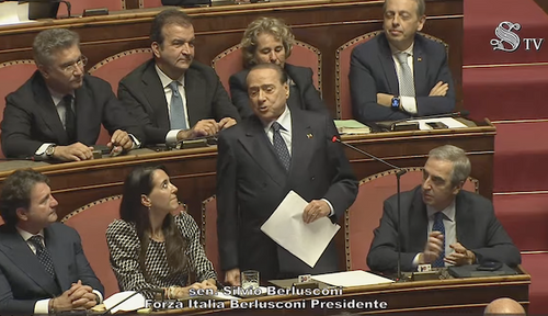 Governo l'imprimatur autocelebrativo di Berlusconi