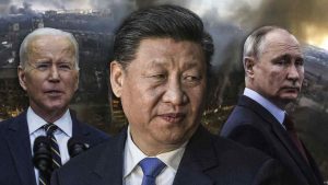 Trame cinesi Taiwan sul piatto della bilancia per Kiev