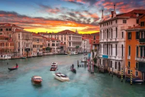 a venezia un gennaio color trekking