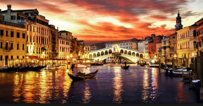 a venezia un gennaio color trekking