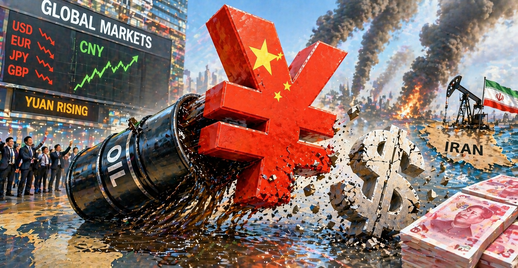 Il vedi vidi vici della Cina in Iran e lo Yuan che non olet di greggio e di guerra