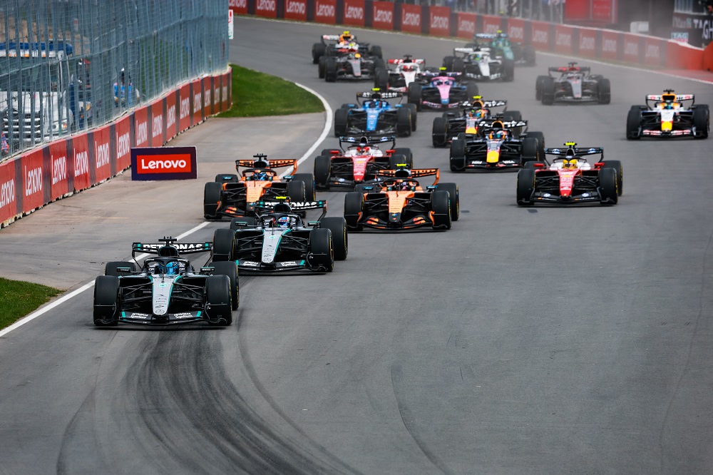 Gp Canada: poker di Antonelli seconda la Ferrari di Hamilton