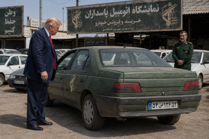 Se Trump acquista l’auto usata dai pasdaran