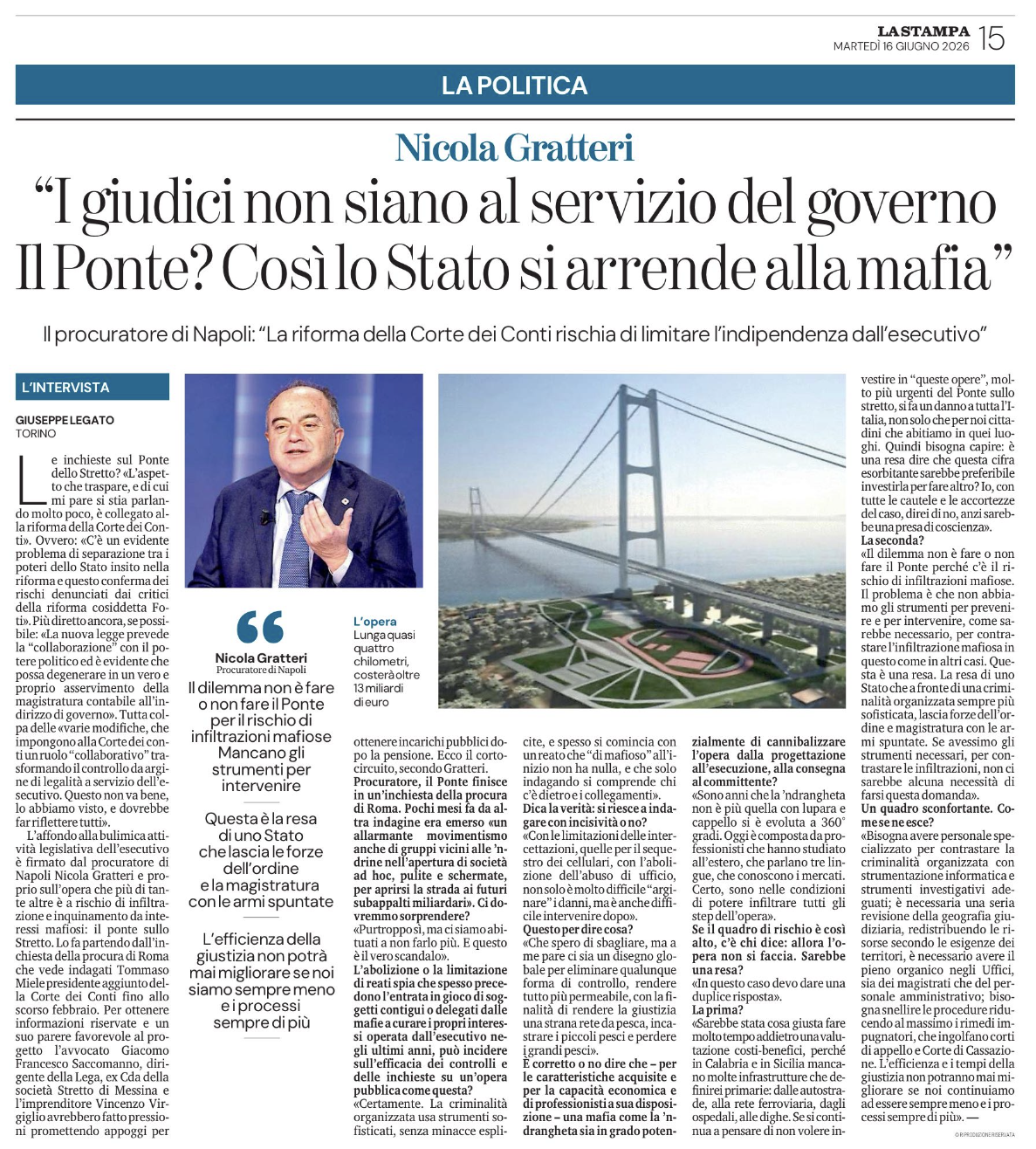 Scossa sullo Stretto: terremoto ? no Gratteri