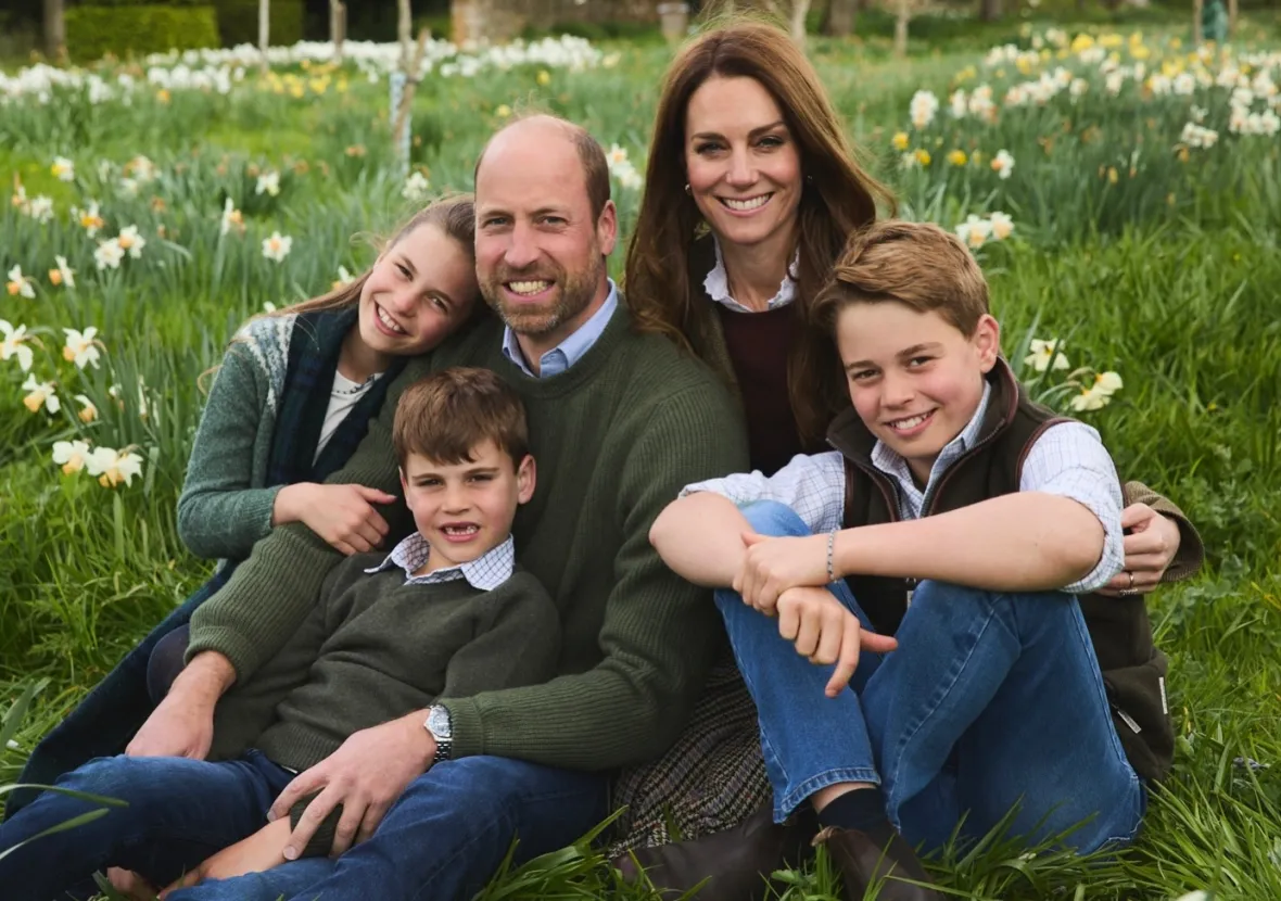 The Times presenta il futuro sovrano George che é già un Re di cuori