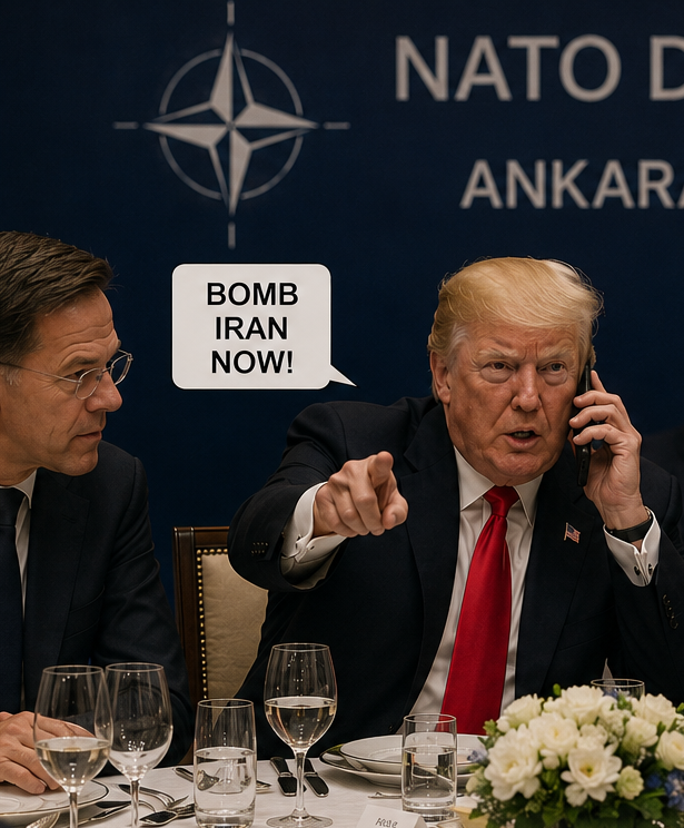 Trump inserisce il bombardamento dell’Iran nel menu della cena della Nato