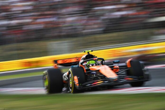 Norris in pole nel Gp d'Ungheria davanti alle Ferrari