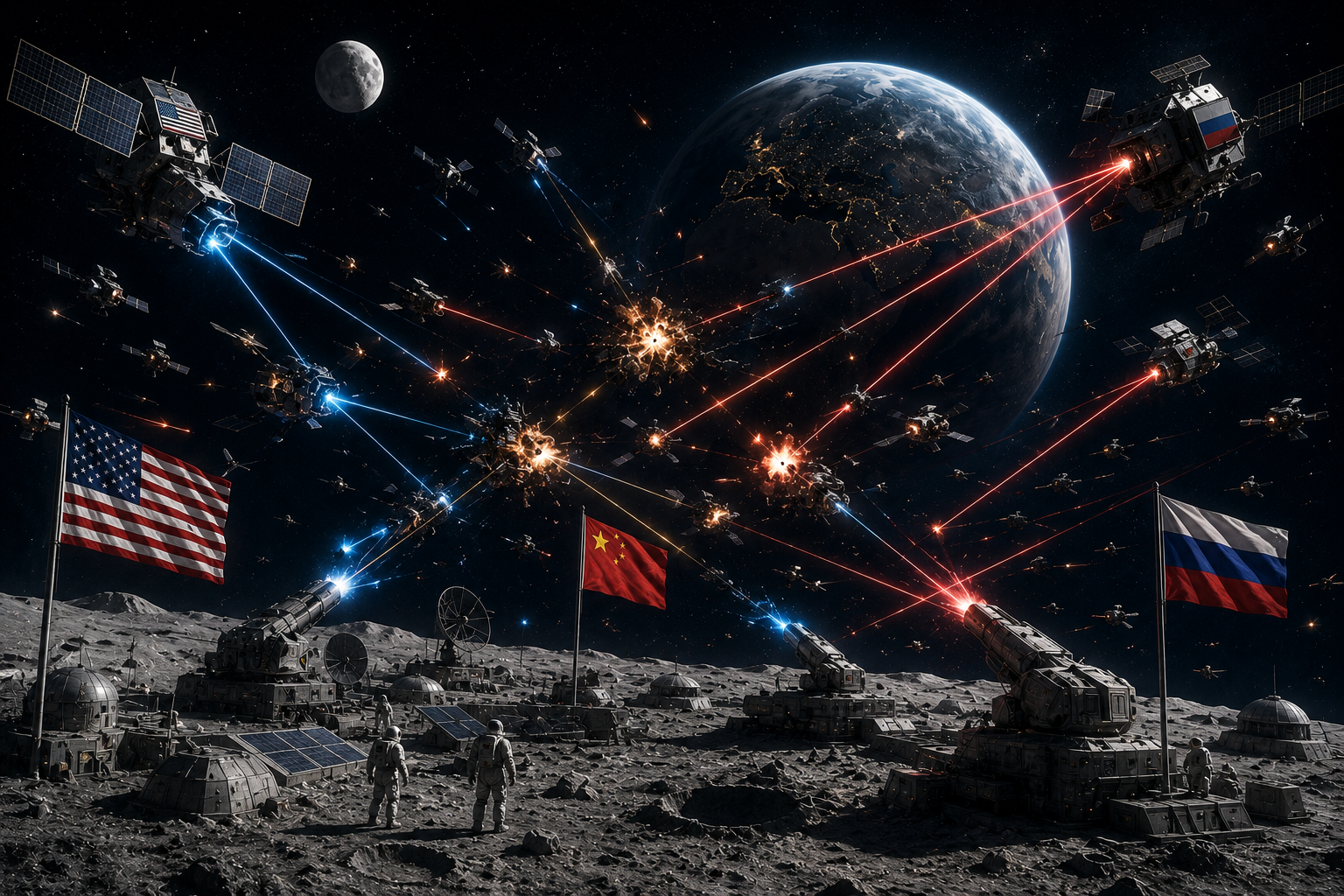 Le superpotenze si preparano alla guerra spaziale