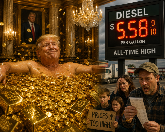 Trump si arricchisce mentre l'economia americana é sull'orlo del baratro