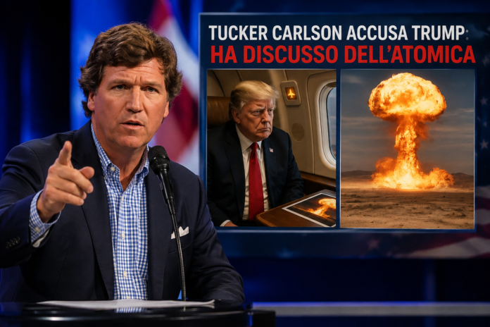 Carlson: appena Trump parla di usare l’atomica va rimosso