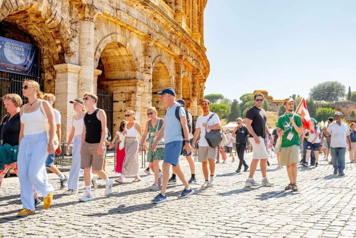 Ferragosto romano di una napoletana scambiata per turista americana