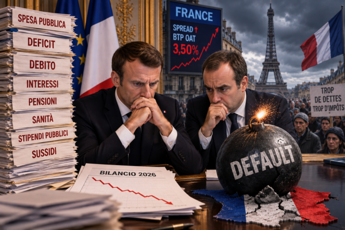 Default Francia: il bilancio 2027 fuori controllo