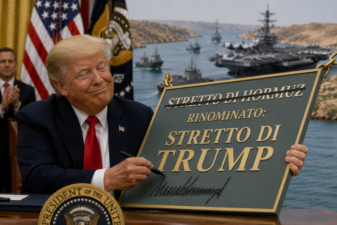 La penultima di the Donald: lo Stretto di Hormuz si chiamerà stretto di Trump