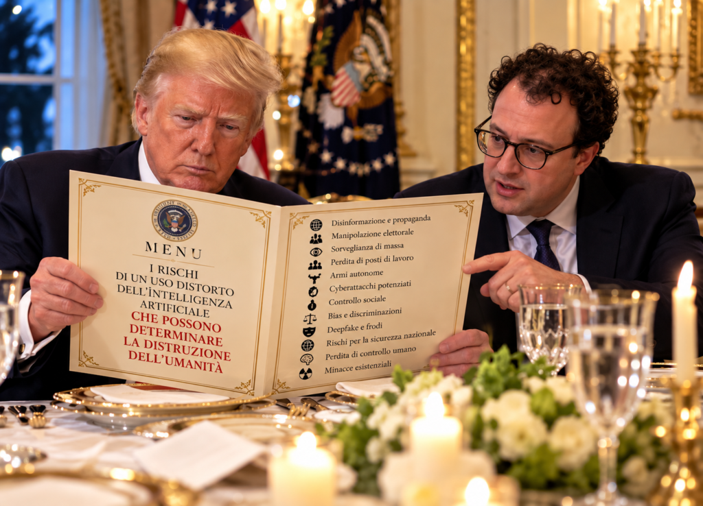 Piatto forte l'intelligenza artificiale: Trump invita Amodei a cena alla Casa Bianca