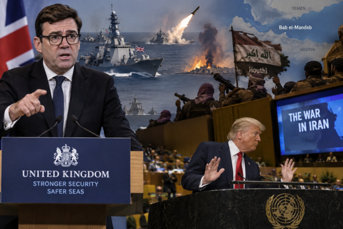 L'Inghilterra interviene contro gli Houthi mentre Trump parla all'Onu della guerra all'Iran