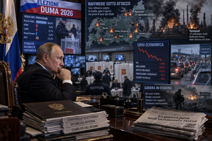 Il voto farsa in Russia non risolve le crescenti difficoltà di Putin