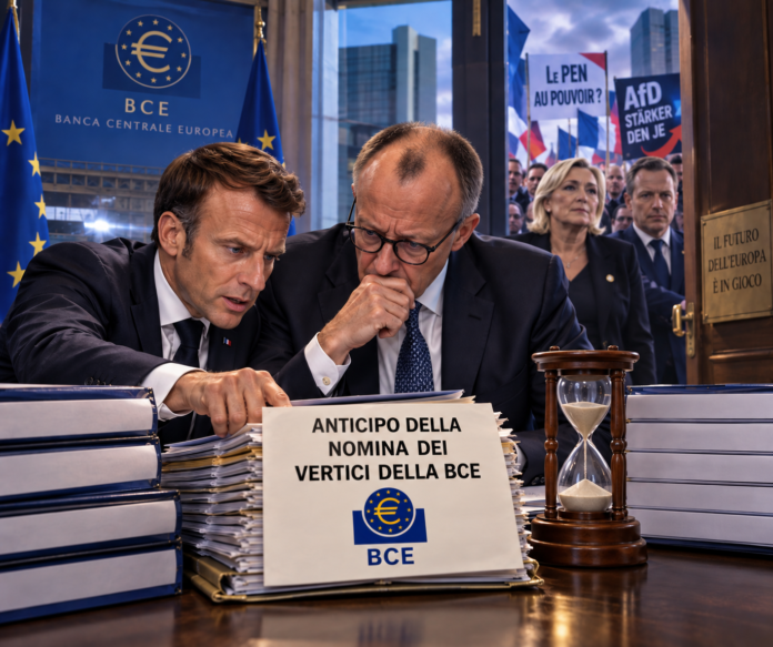 Bce: Macron e Merz anticipano i tempi per la nomina di nuovi vertici