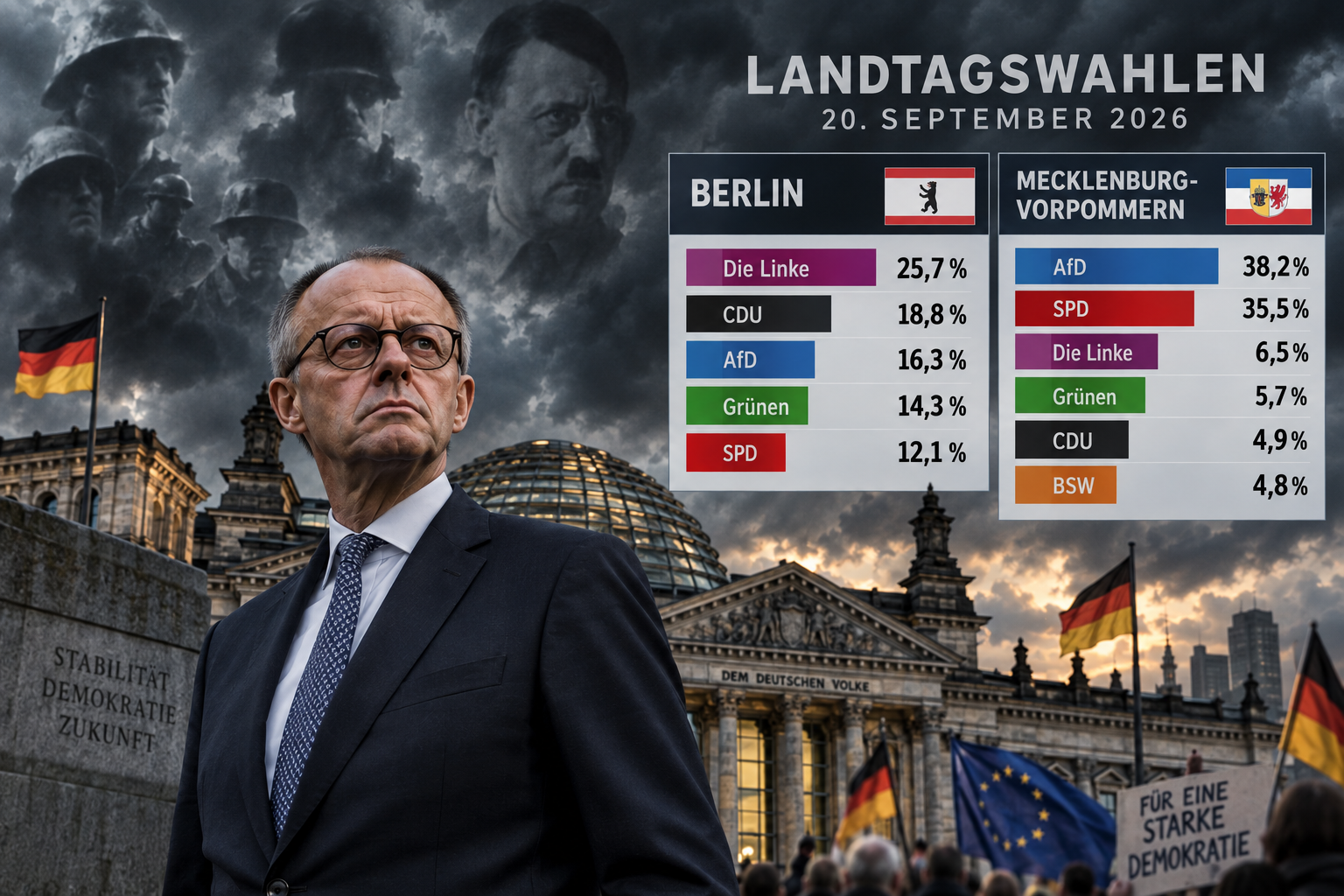 Sempre più nero il cielo sopra la Germania