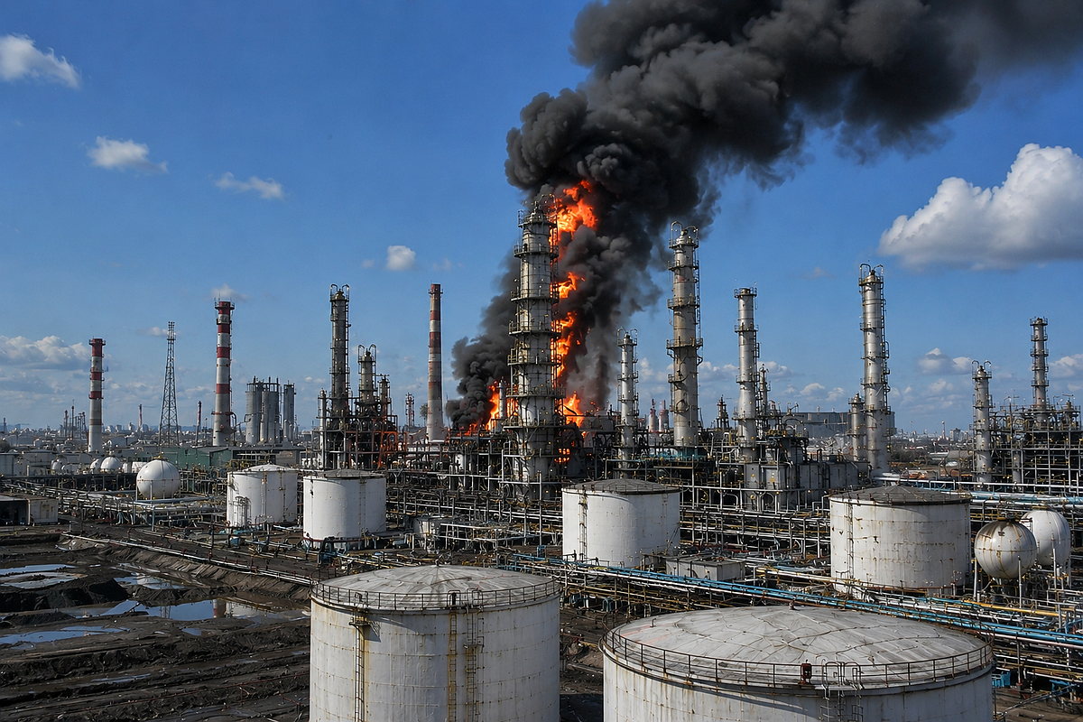 Dalla Russia al Medio Oriente raffinerie sotto attacco e prezzi dei carburanti alle stelle
