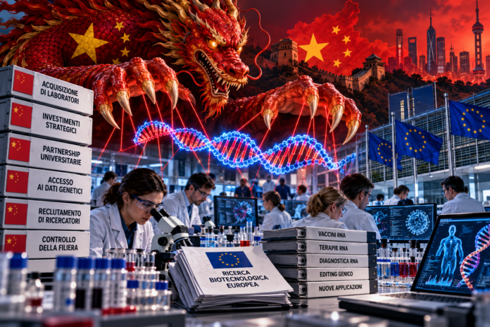 La mani della Cina sulla ricerca biotecnologica europea