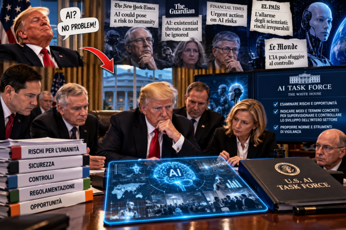 Rischi irreparabili e incombenti: Trump cambia idea e mette sotto controllo l'IA