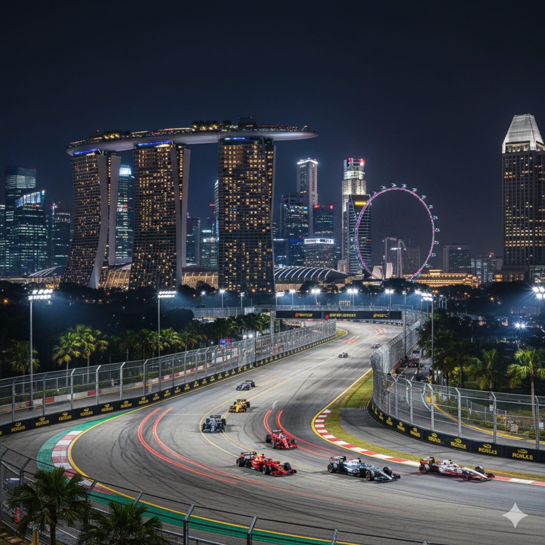 Show di Verstappen a Singapore che al traguardo precede Leclerc e Antonelli