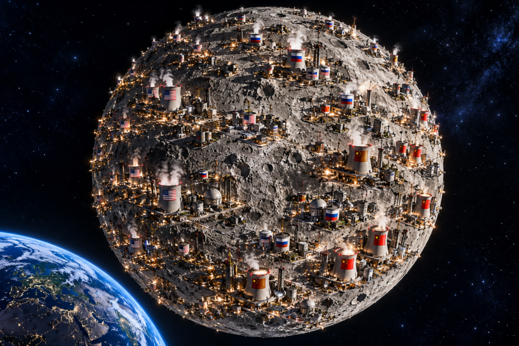 Sfida Usa Russia e Cina per istallare reattori nucleari sulla Luna